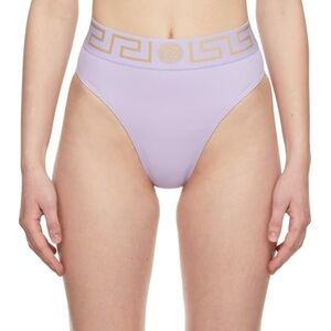 NWT Versace authentic lavender Greca border bikini bottom size 3 / medium